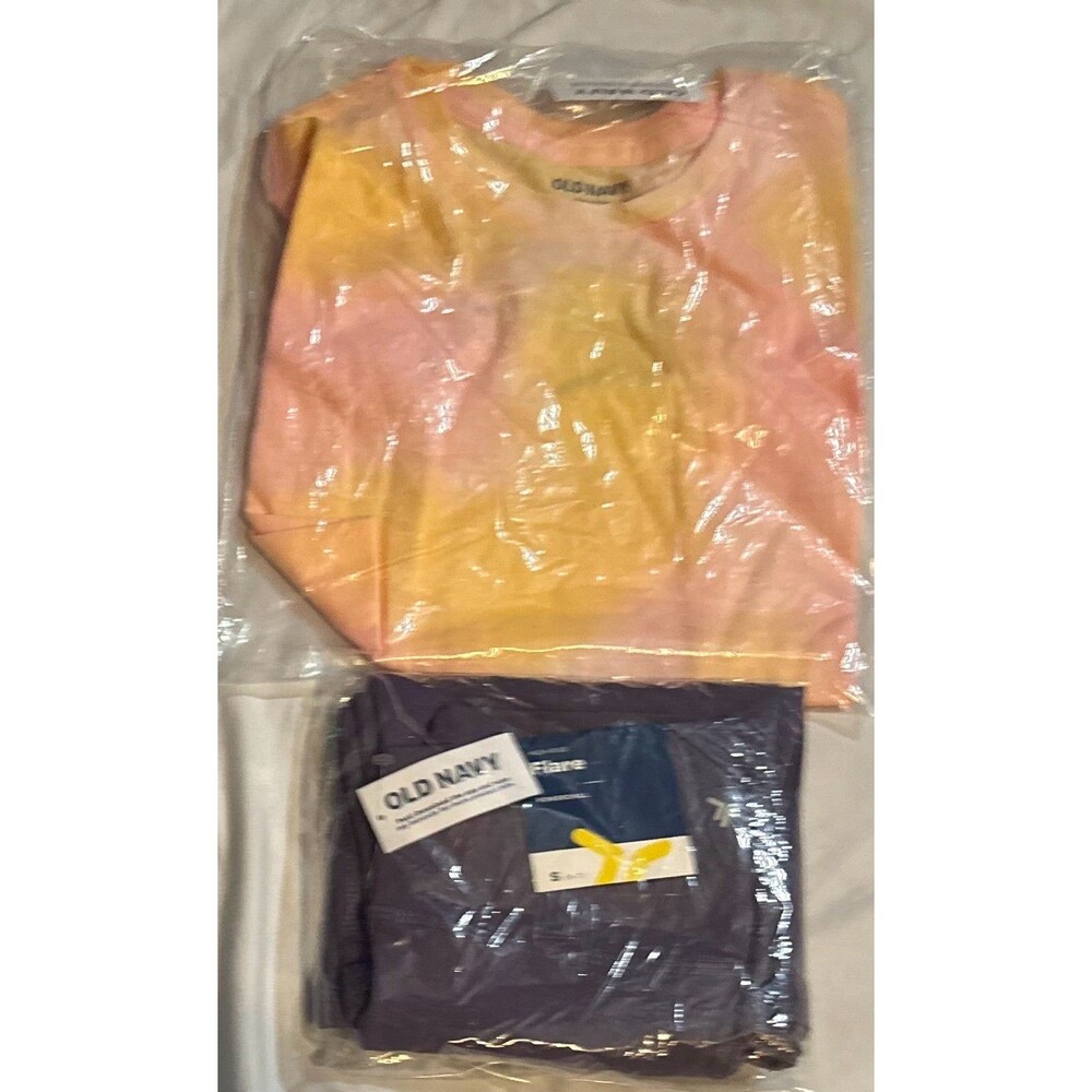 Old Navy Girls T-shirt and Leggings Size 6/7 NWT